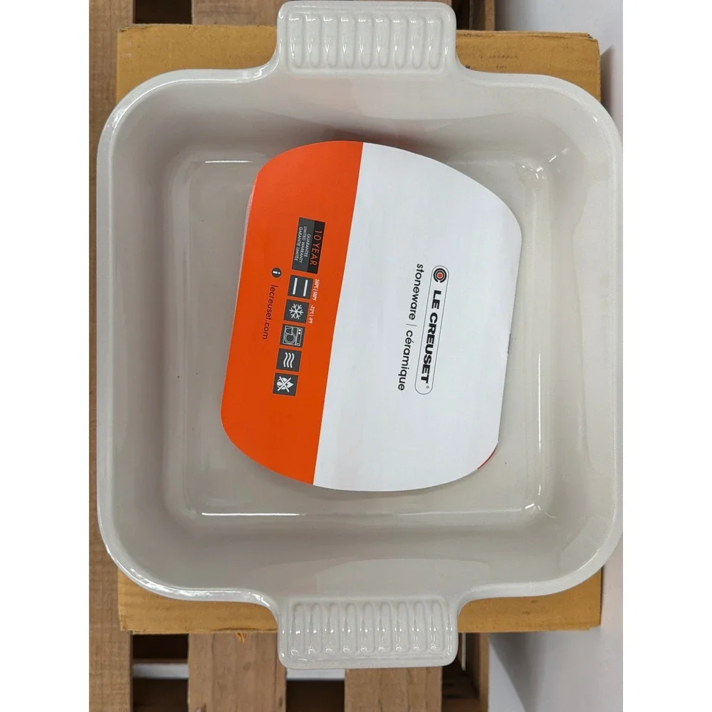 Le Creuset peach side