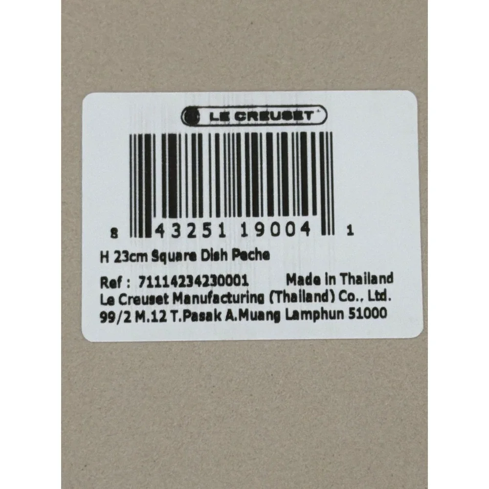 Le Creuset dishwasher cream distribution