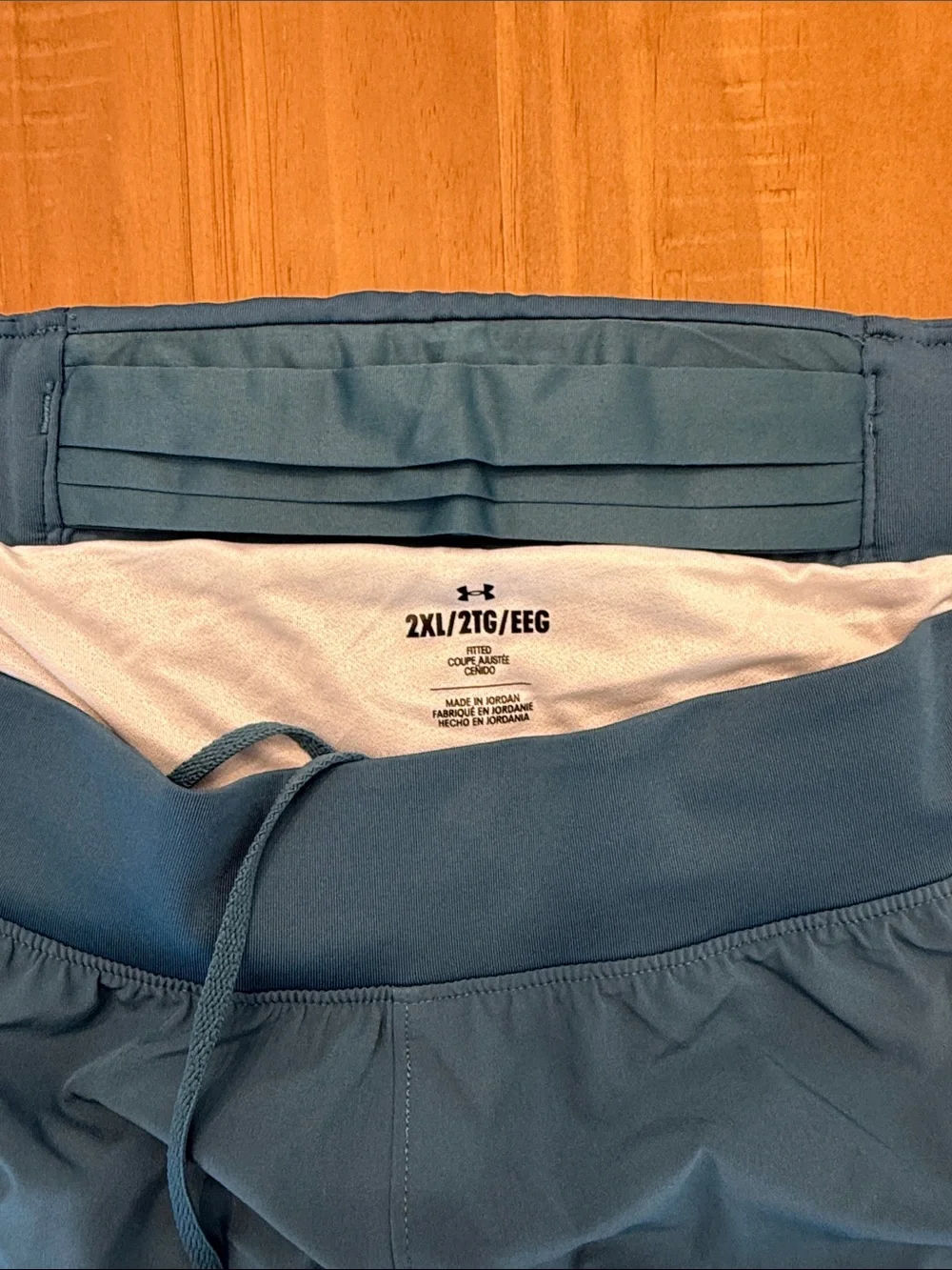 Under Armour drawstring perforated panels