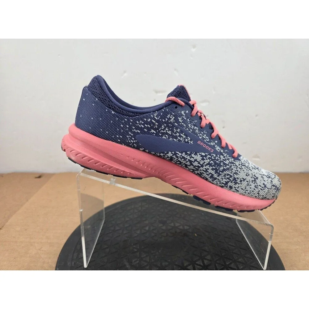 Brooks Launch 6 Womens Running Shoes Blue Pink 1202851B422 Size 8.5