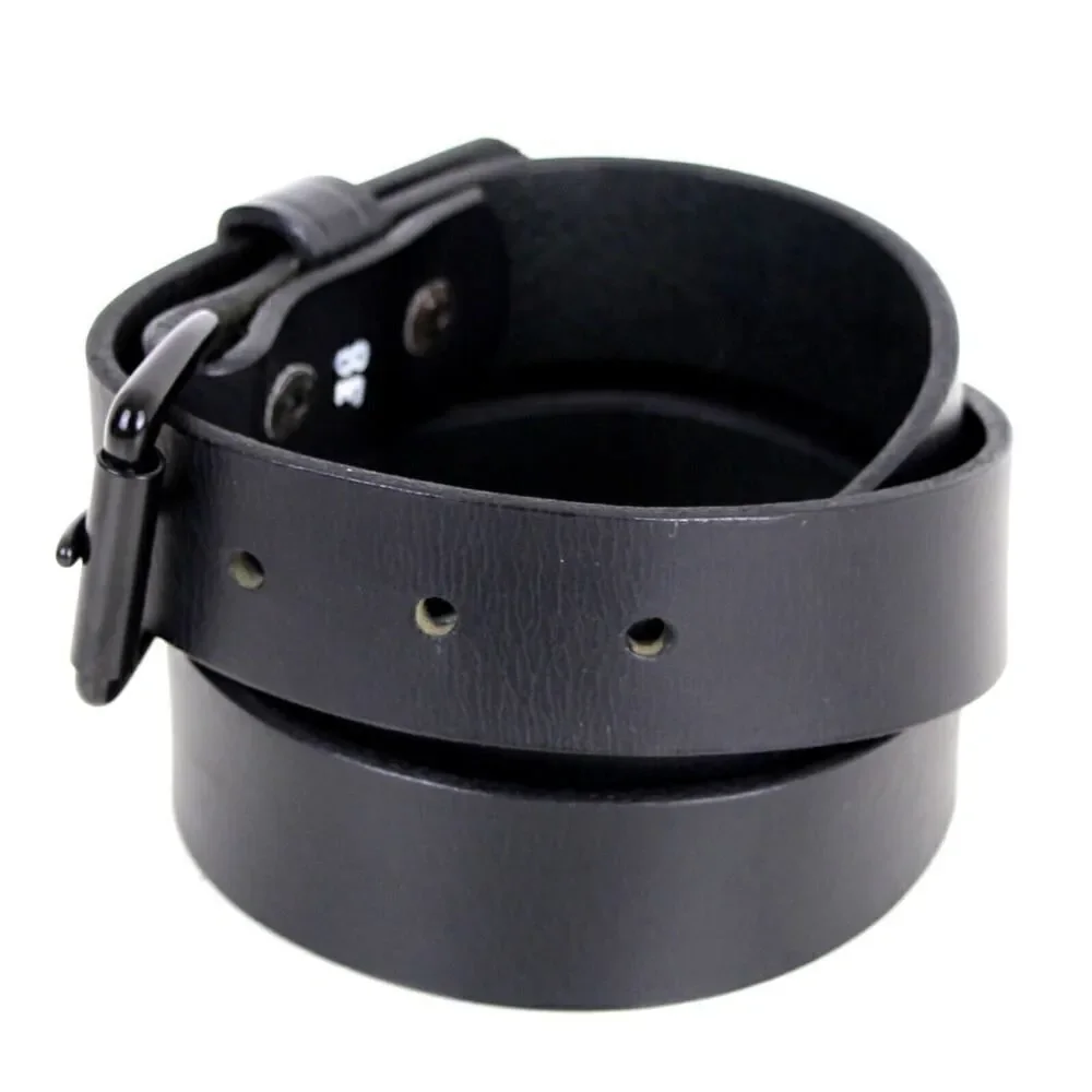SADDLE BLACK GENUINE LEATHER 1.25