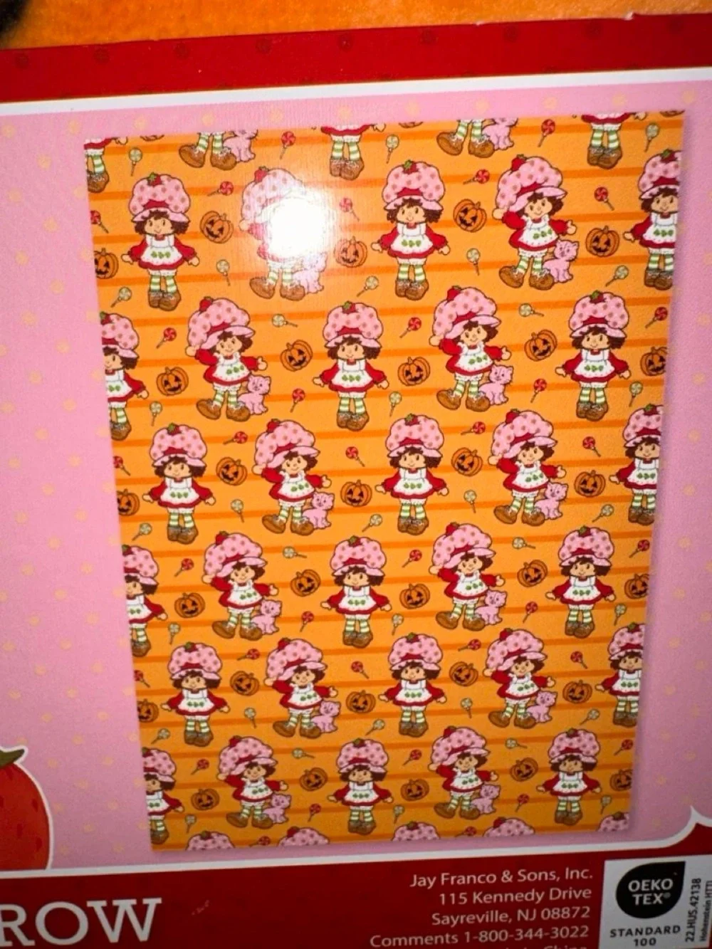 Strawberry Shortcake Halloween Throw Blanket