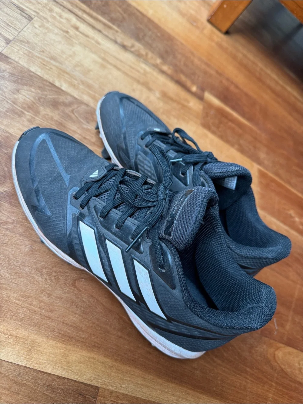 adidas Black and White Soccer / Baseball Cleats