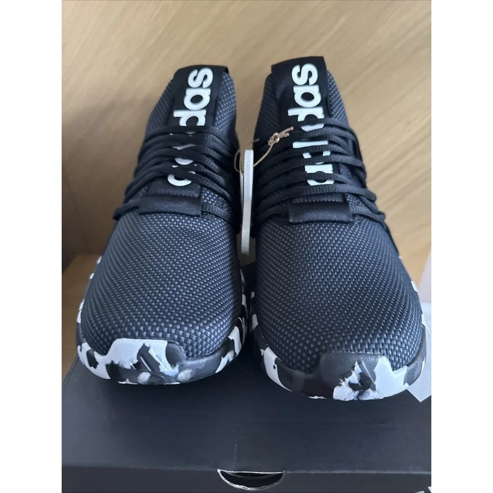 Adidas Lite Racer‎ Adapt 7.0 Shoes / Sneakers - Men 13 Black/ White JS0045  NIB