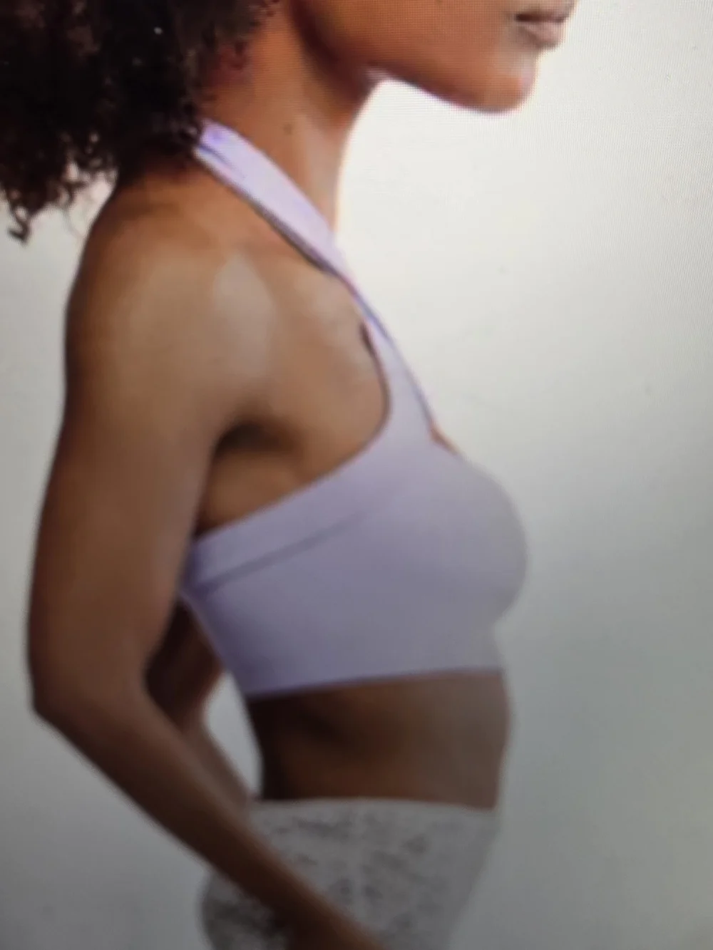 FREE PEOPLE Margot Seamless Halter Bralette Size M/L