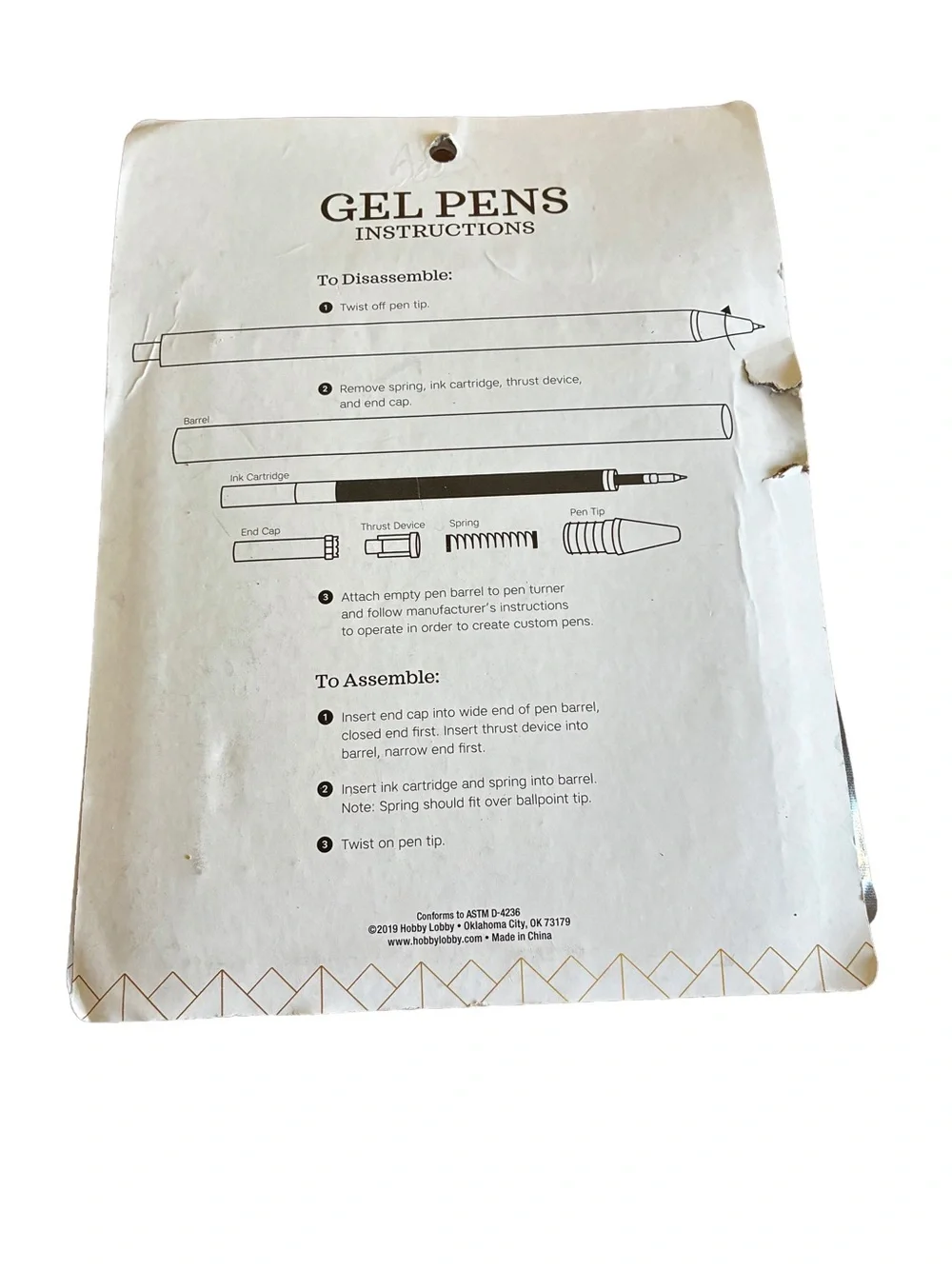 Hobby Lobby attachment gel resin