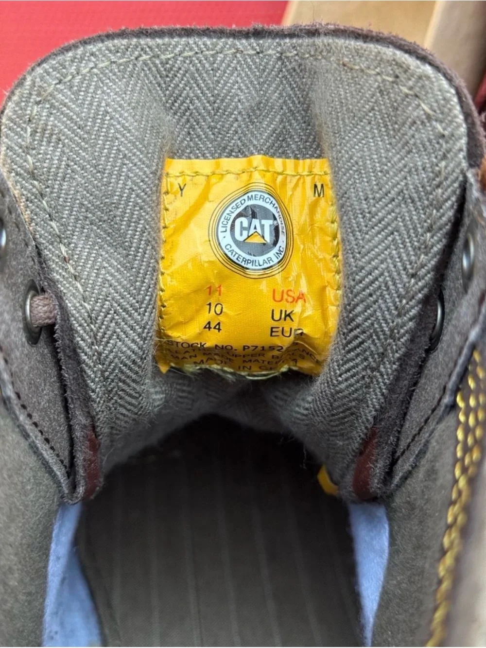 Caterpillar premium leather