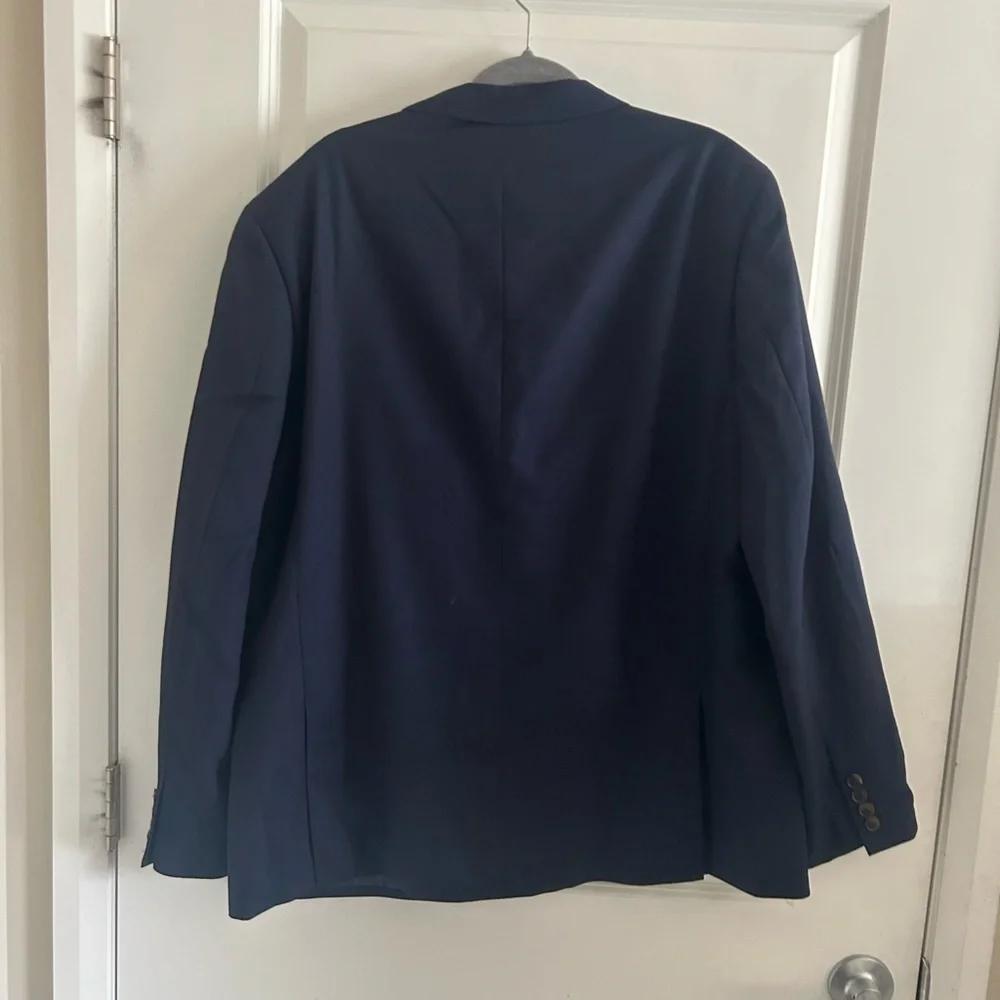 Buttoned Down Blazer Mens 50R Reda 1865 Blue Contemporary Classic Wool Blend New