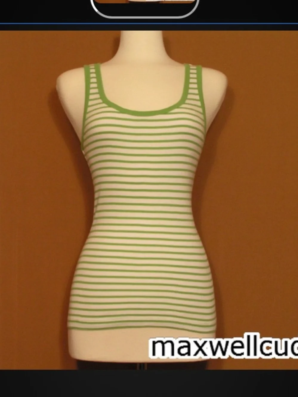J CREW CLOVER STRIPPED RIBBED FAVORITE TANK TOP L New With Tags Size Large