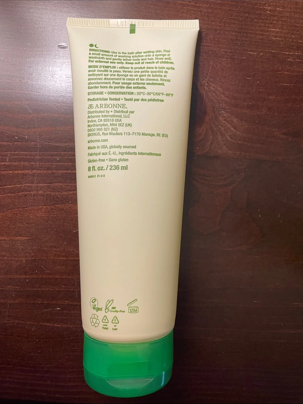 Arbonne gentle hair