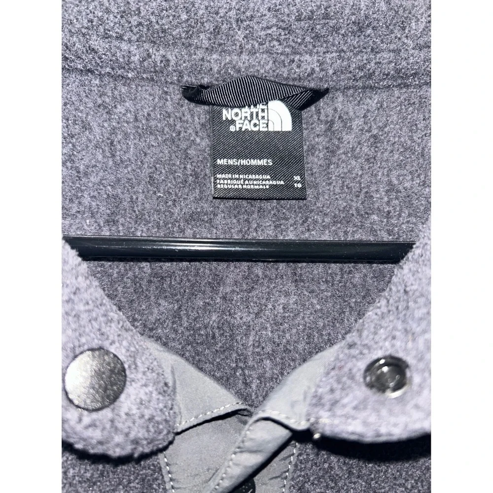 The North Face Mens Fleece Pullover Shirt‎ Jacket Gray Size XL