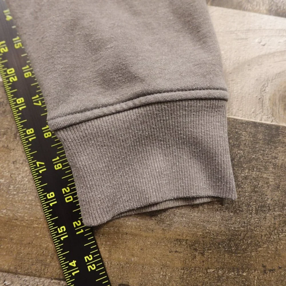 The North Face quarter snap mock neck sweater men's extra‎ large gray
