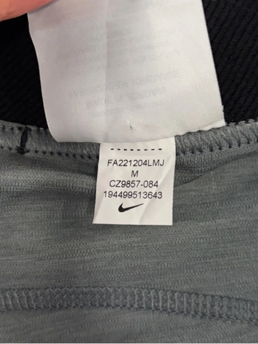 Nike branding workouts fabric