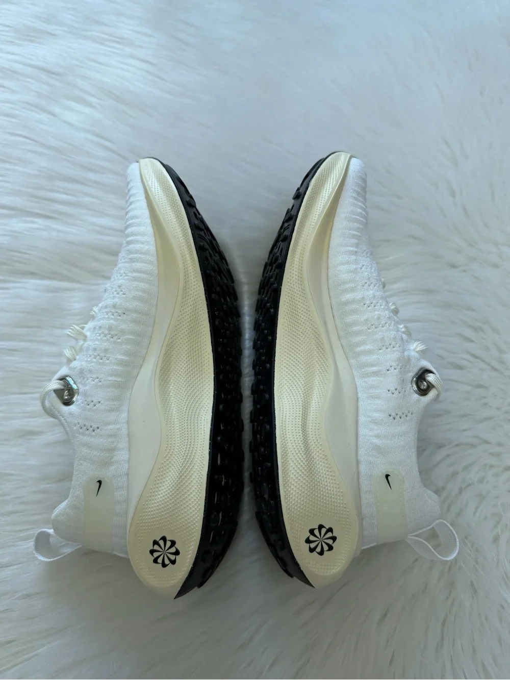 Nike Reactx Infinity Run 4 White/Chrome/Sail/Coconut Milk Knit Sneakers 7.5