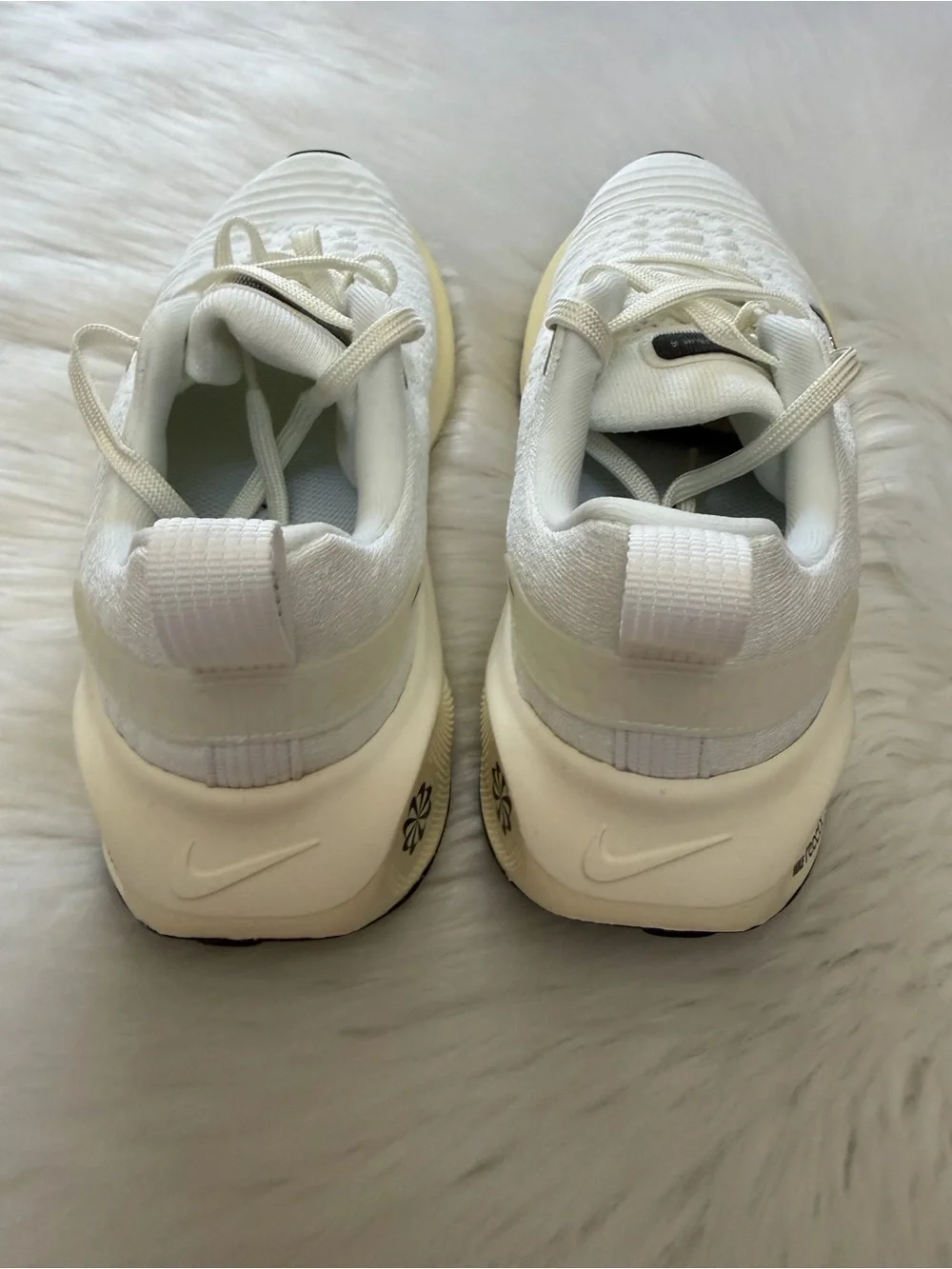Nike Reactx Infinity Run 4 White/Chrome/Sail/Coconut Milk Knit Sneakers 7.5