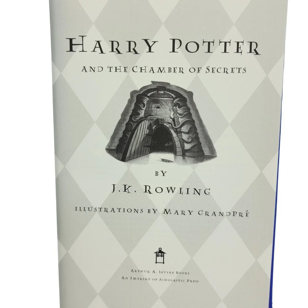 Harry Potter and the Chamber of Secrets J.K. Rowling Hardcover Scholastic Book