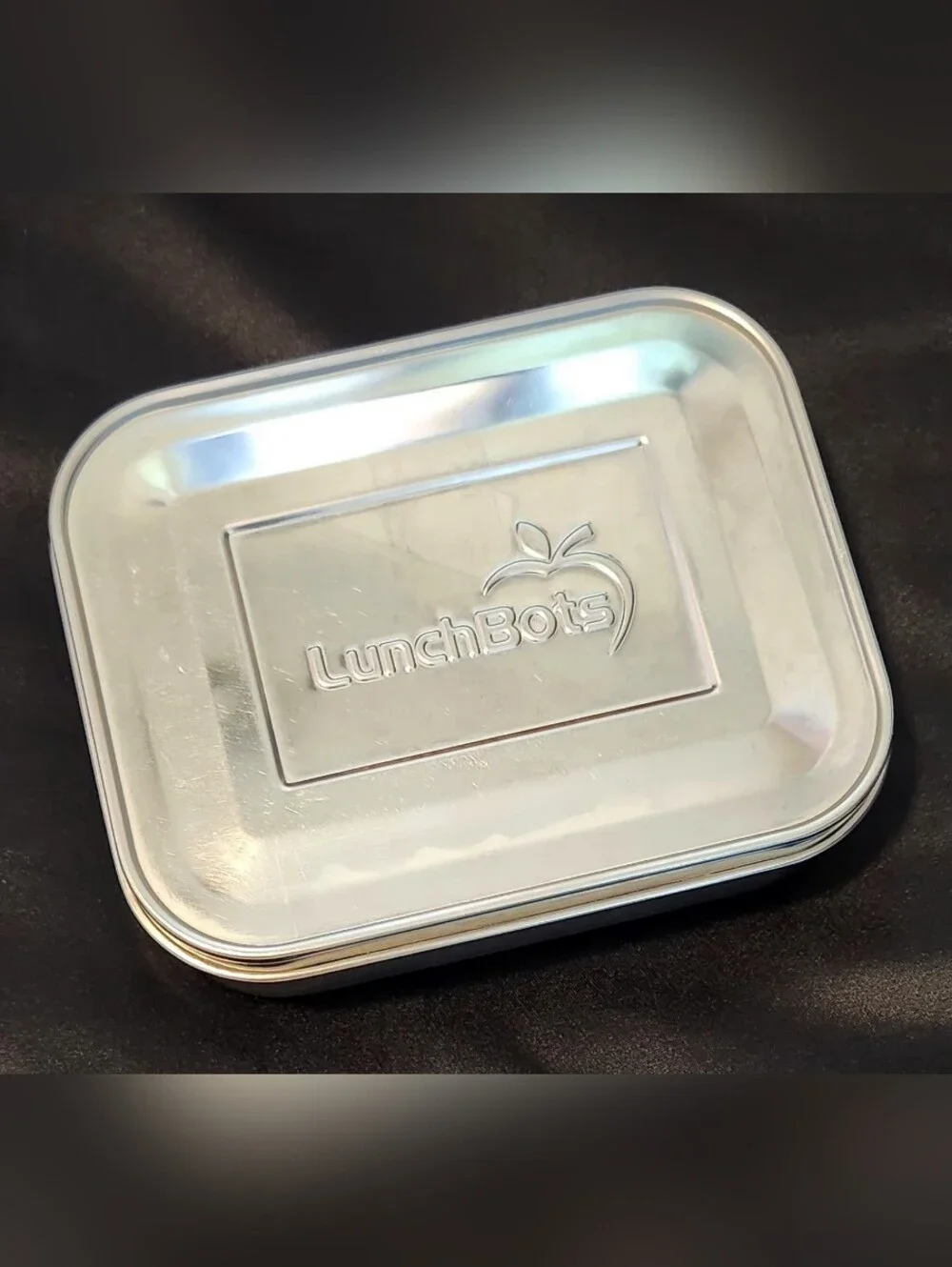 Lunchbots Small Trio Stainless Steel Bento Compartment Food Storage Box