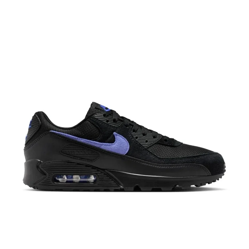 Nike Air Max 90 Mens Size 10 Running Shoes Sneakers Black Sapphire DM0029 021