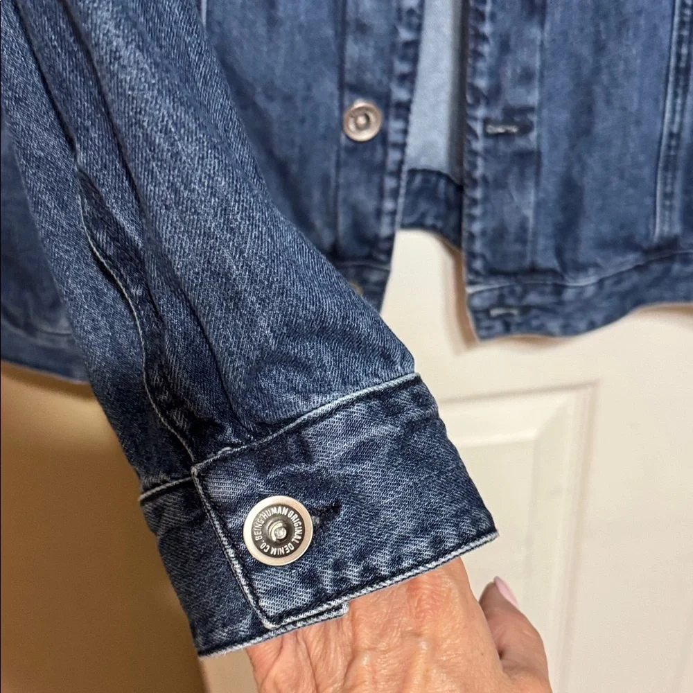 Men's Classic Blue Denim Jacket Graphics