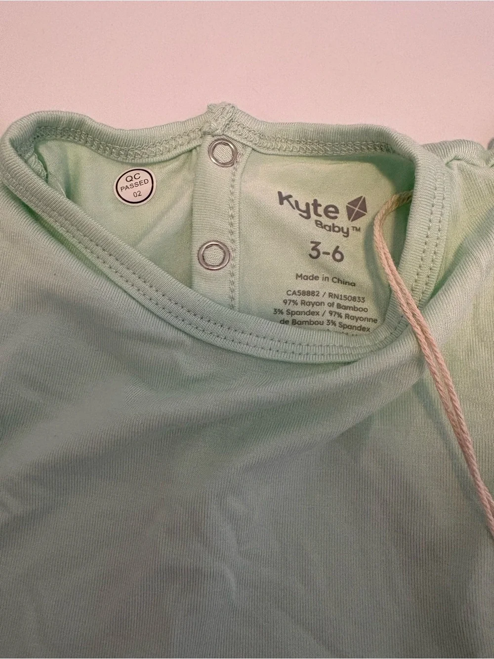 Kyte BABY simple sleeves mint
