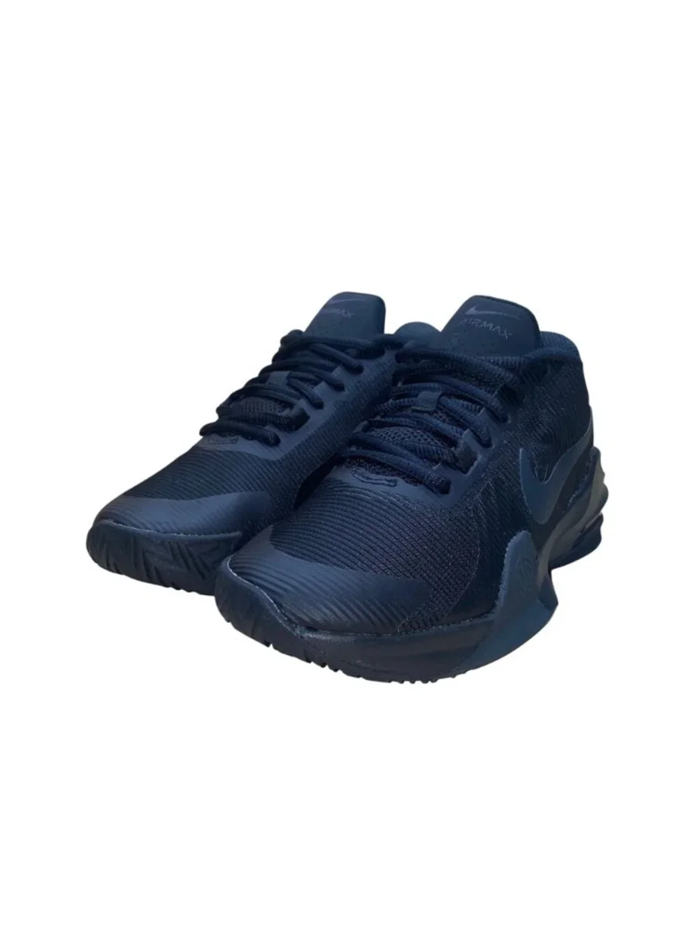 Nike Men’s Black Off Noir Mesh Air Max Impact 4 Basketball Sneakers Size 4.5