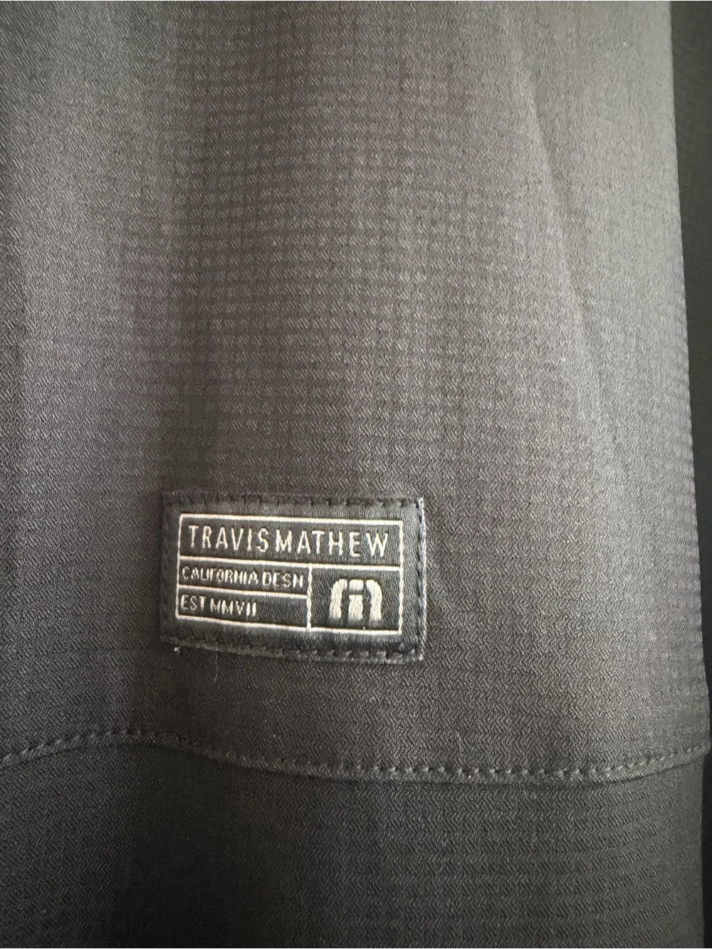 Travis Mathew Black Full-Zip Windbreaker