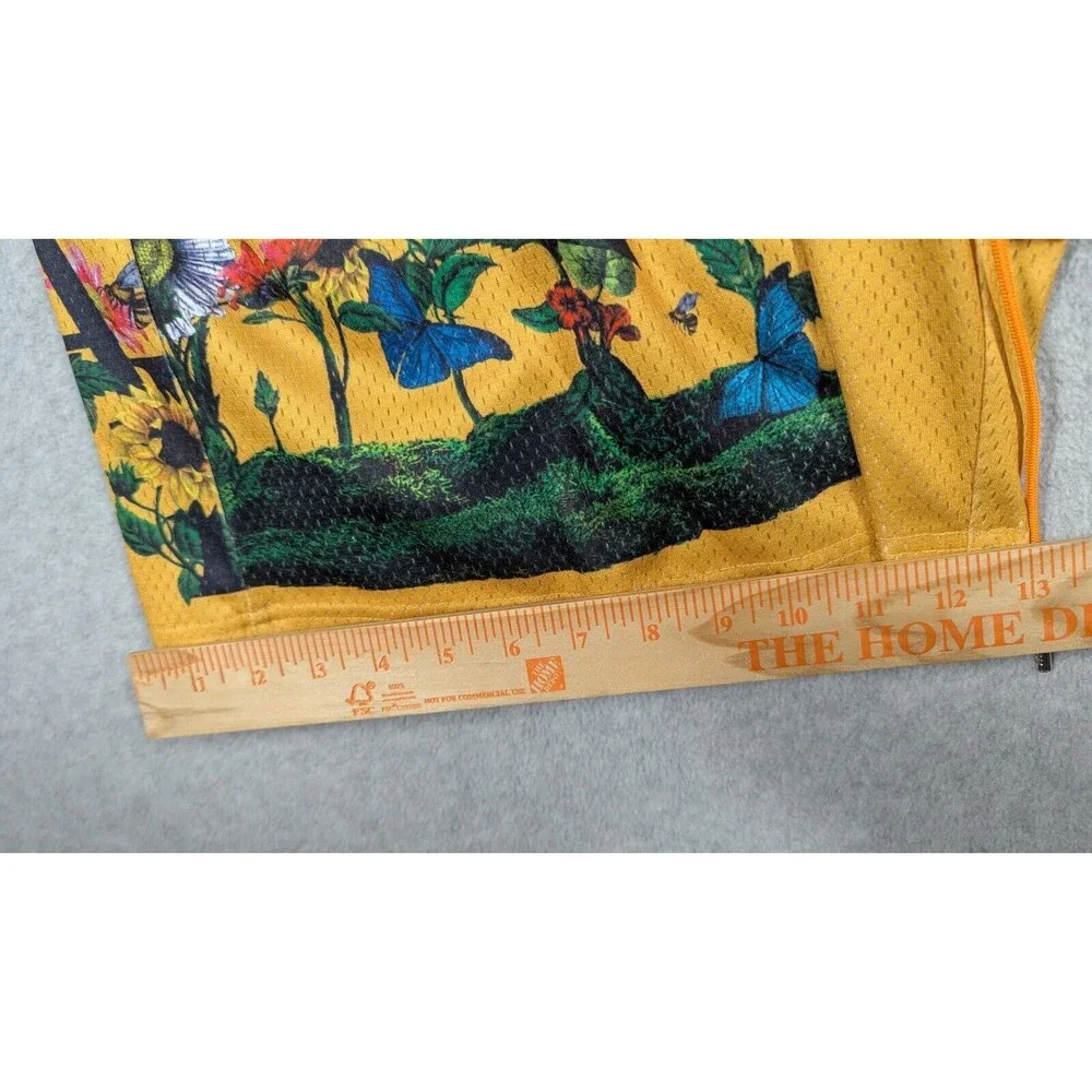 Almost Someday Men Shorts XL Floral Art Mesh Drawstring Retro Relax Fit‎