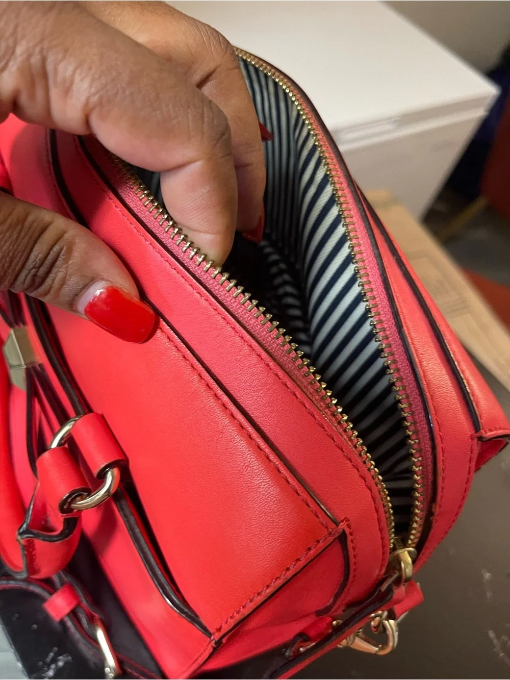 kate spade structured satchel