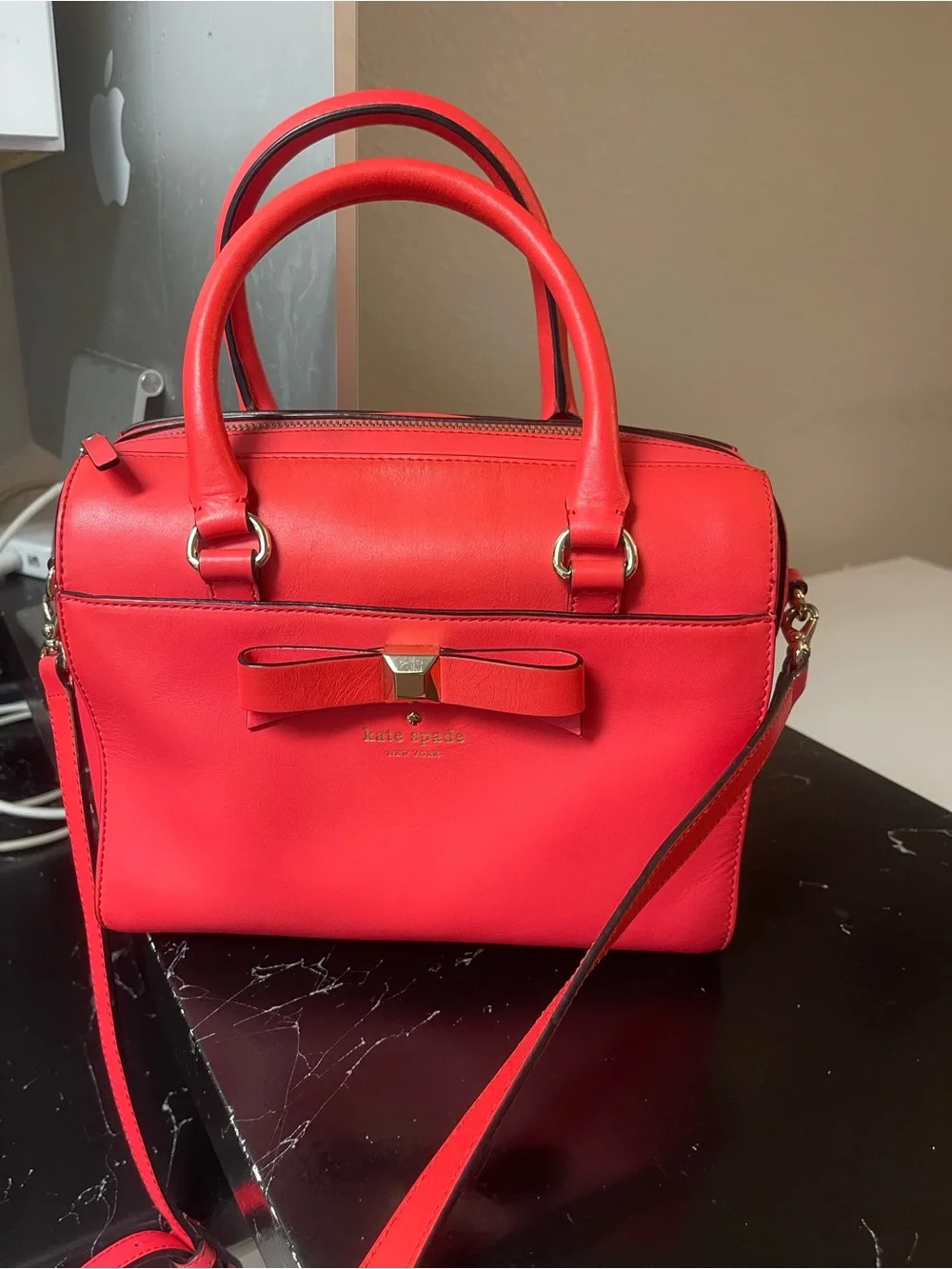 kate spade structured satchel
