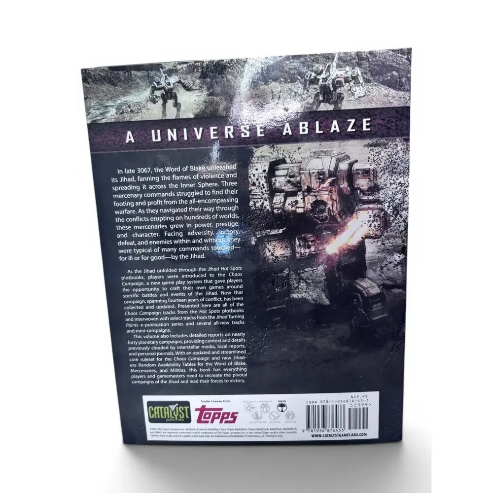 Total Chaos Catalyst BattleTech #35400 (NEW)