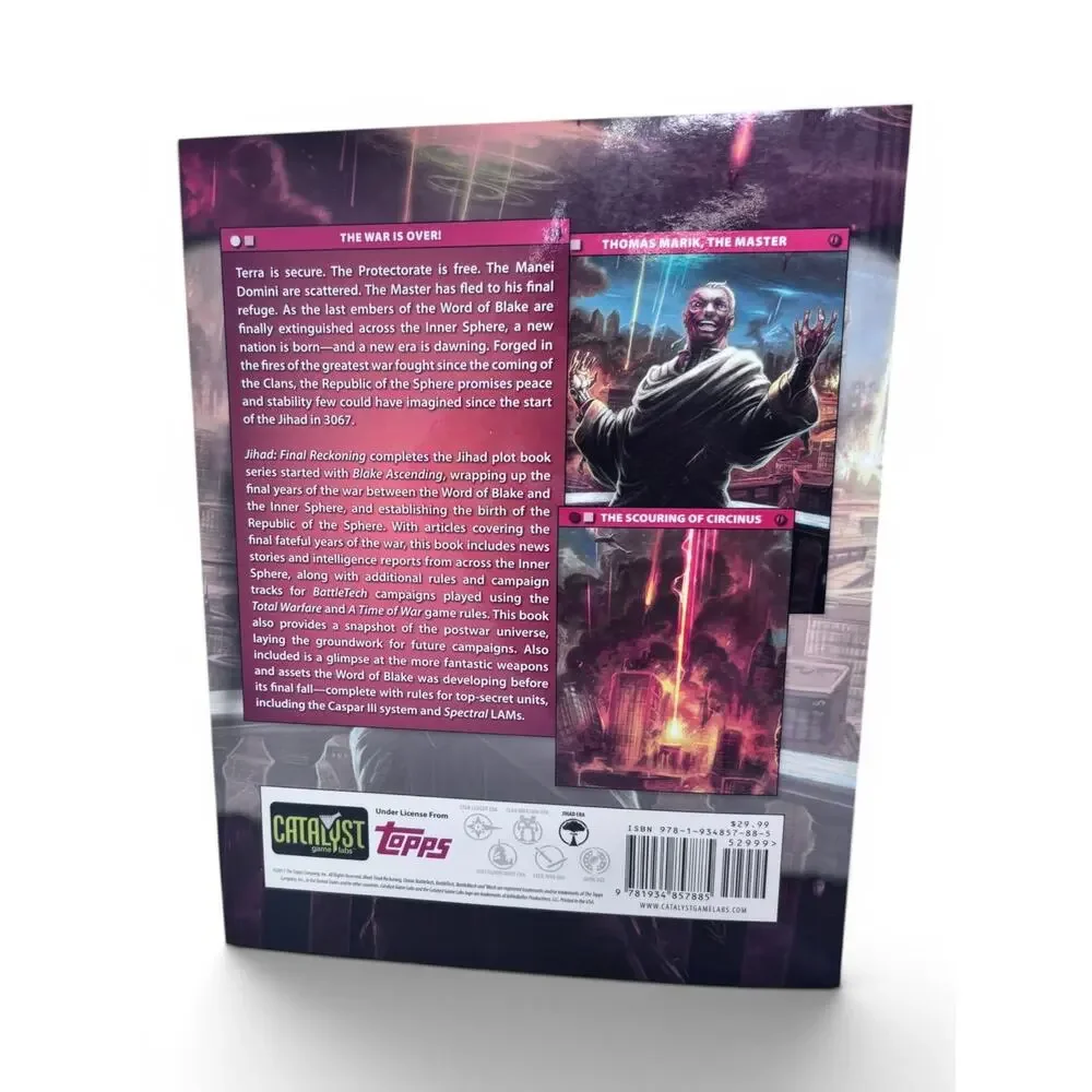 BattleTech 35307: Jihad Final Reckoning Sourcebook Catalyst