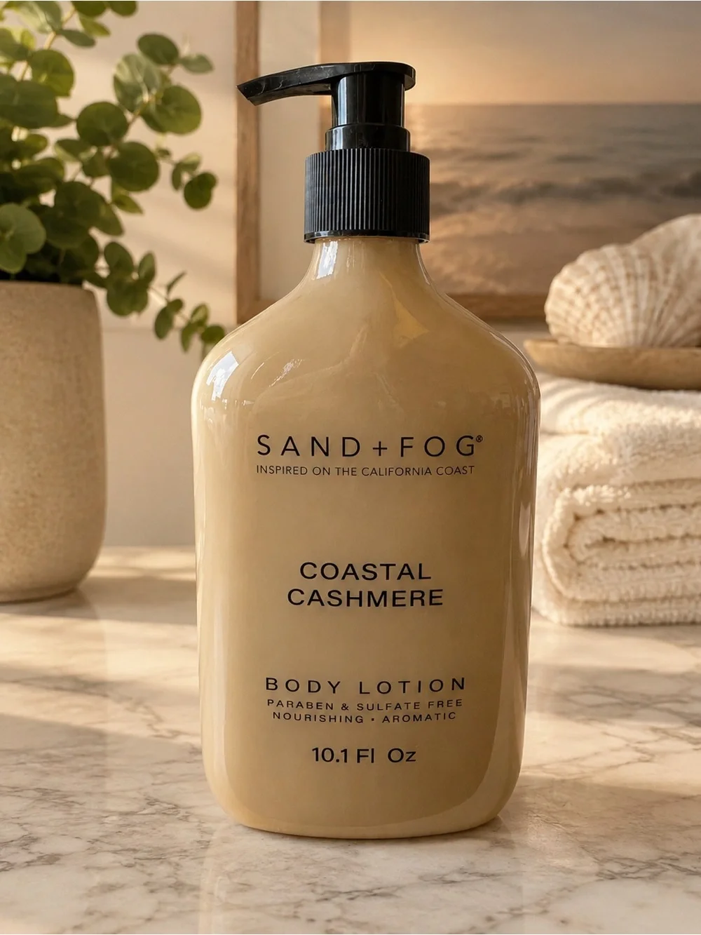 Sand and Fog Coastal Cashmere Body Lotion GLASS