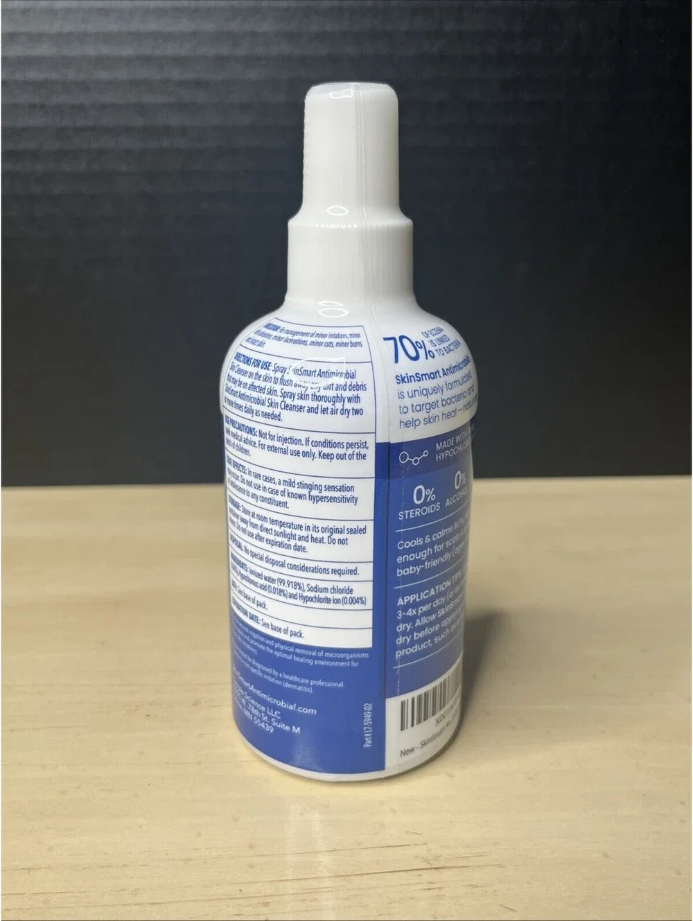 SkinSmart Antimicrobial Eczema Therapy Skin Cleanser 8oz Exp: 2027