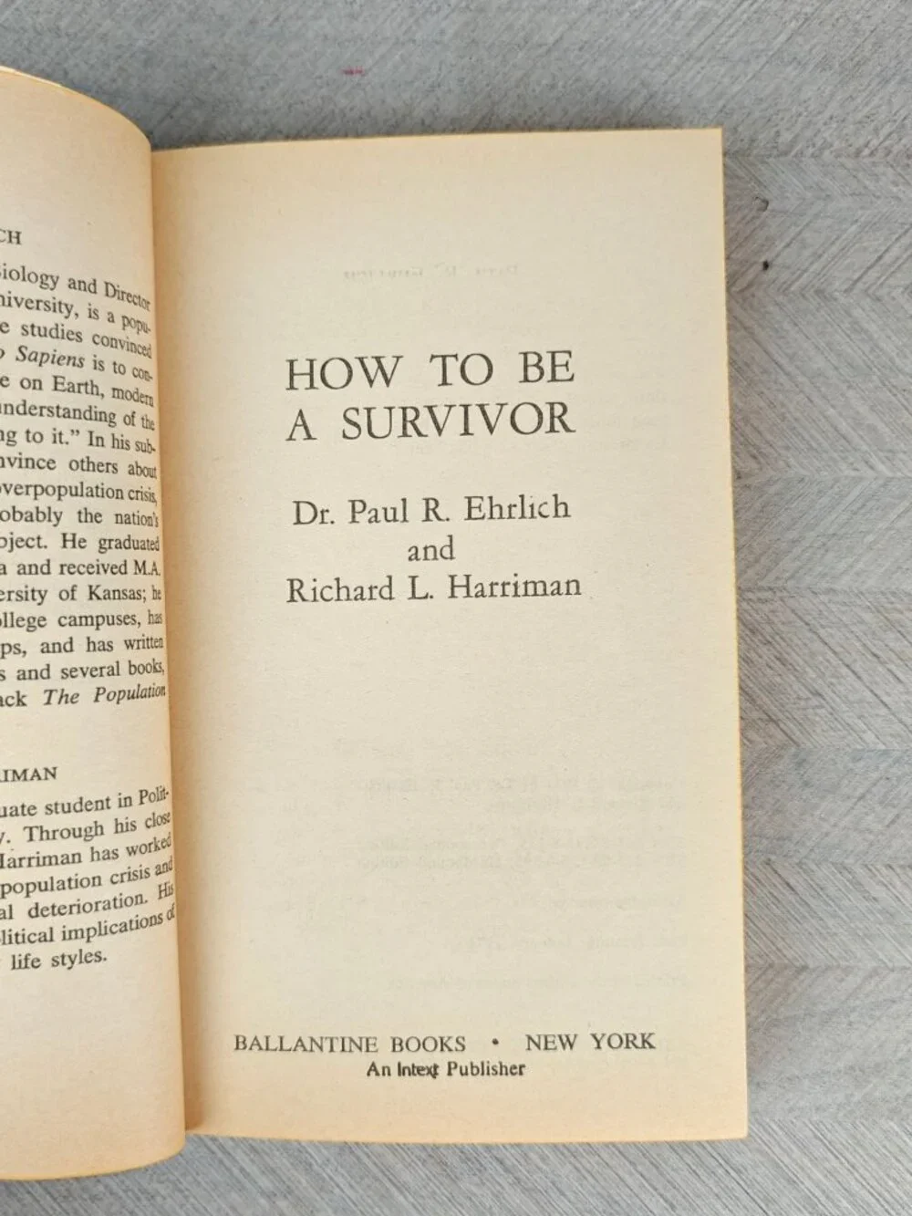 Ballantine Books from overall friends