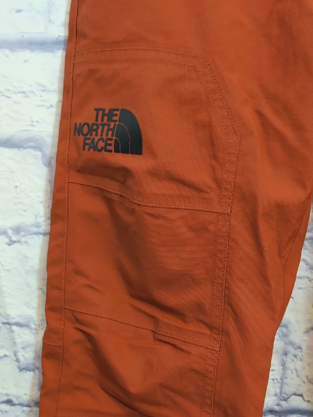 The North Face Men's Rust Orange Ski/Snow Pants - Size X-Small