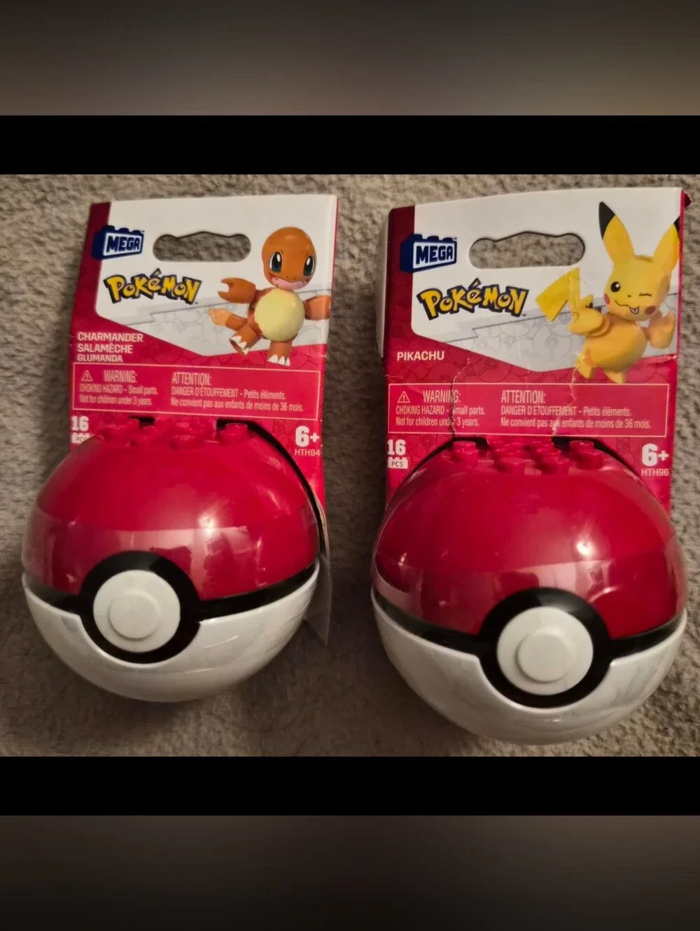 7 New, Never Opened Mega Construx Pokemon Pokeball Series 16-17 Nearly Complete