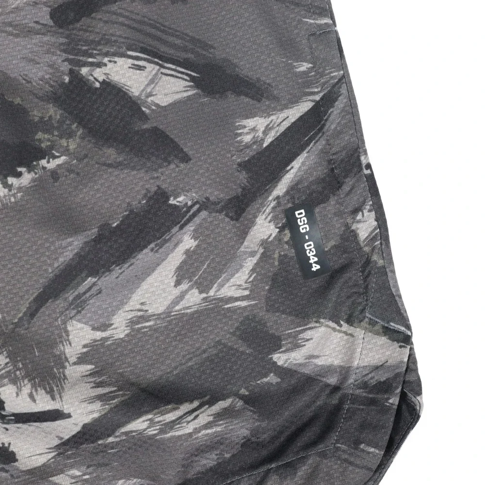 ⁠ASRV Silver-Lite Training Shorts Mens M Grey Camo Linerless Athletic Gym
