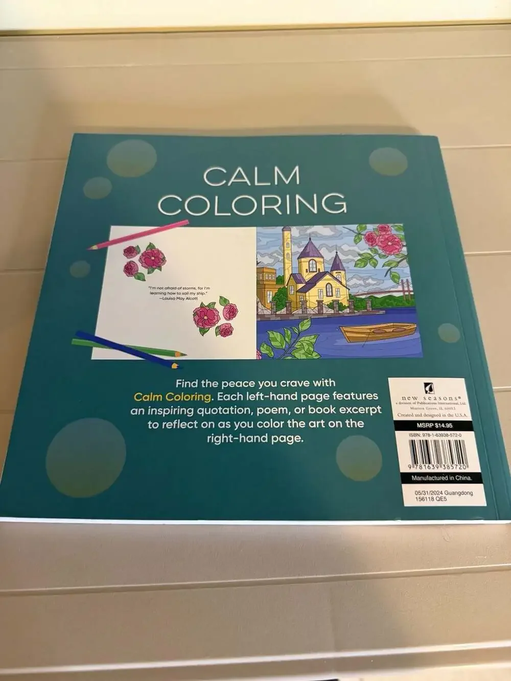 New Seasons adult coloring