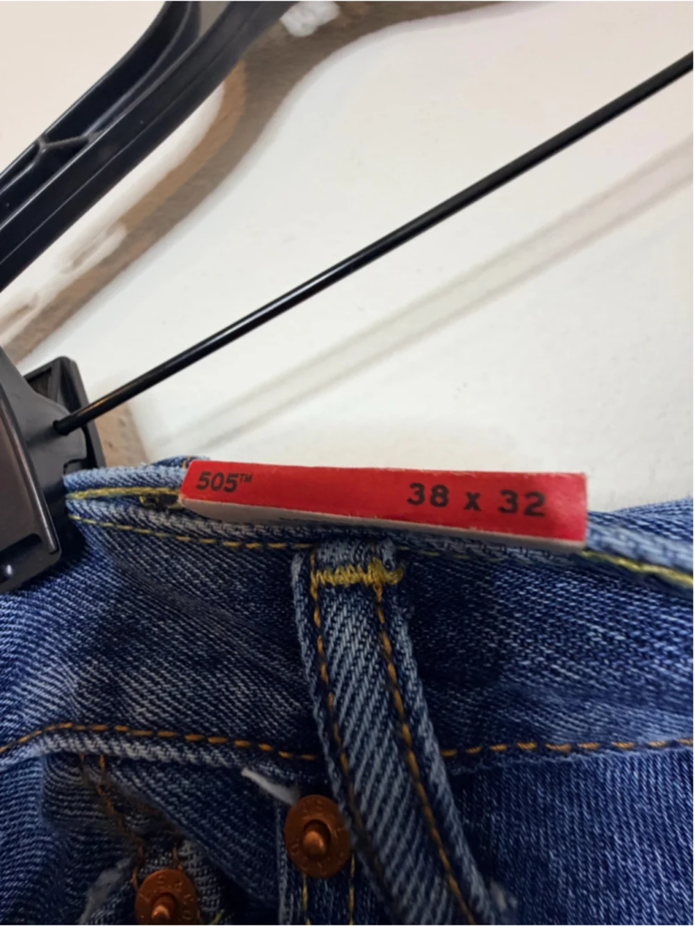 Men's Levi's 505 Regular Fit Straight Jeans Waist 38 Blue