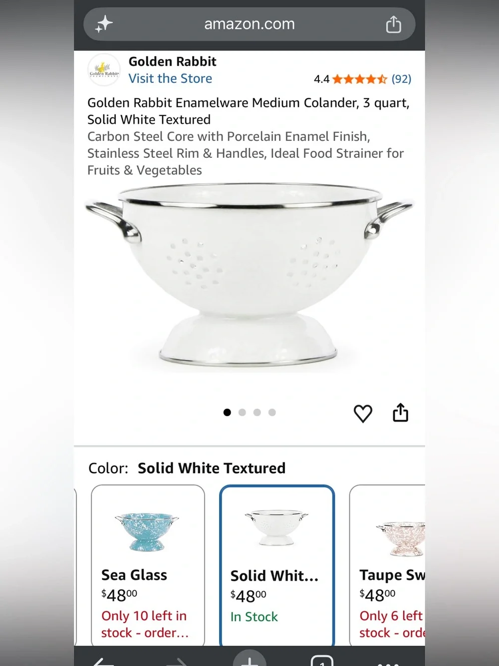Golden Rabbit durable white