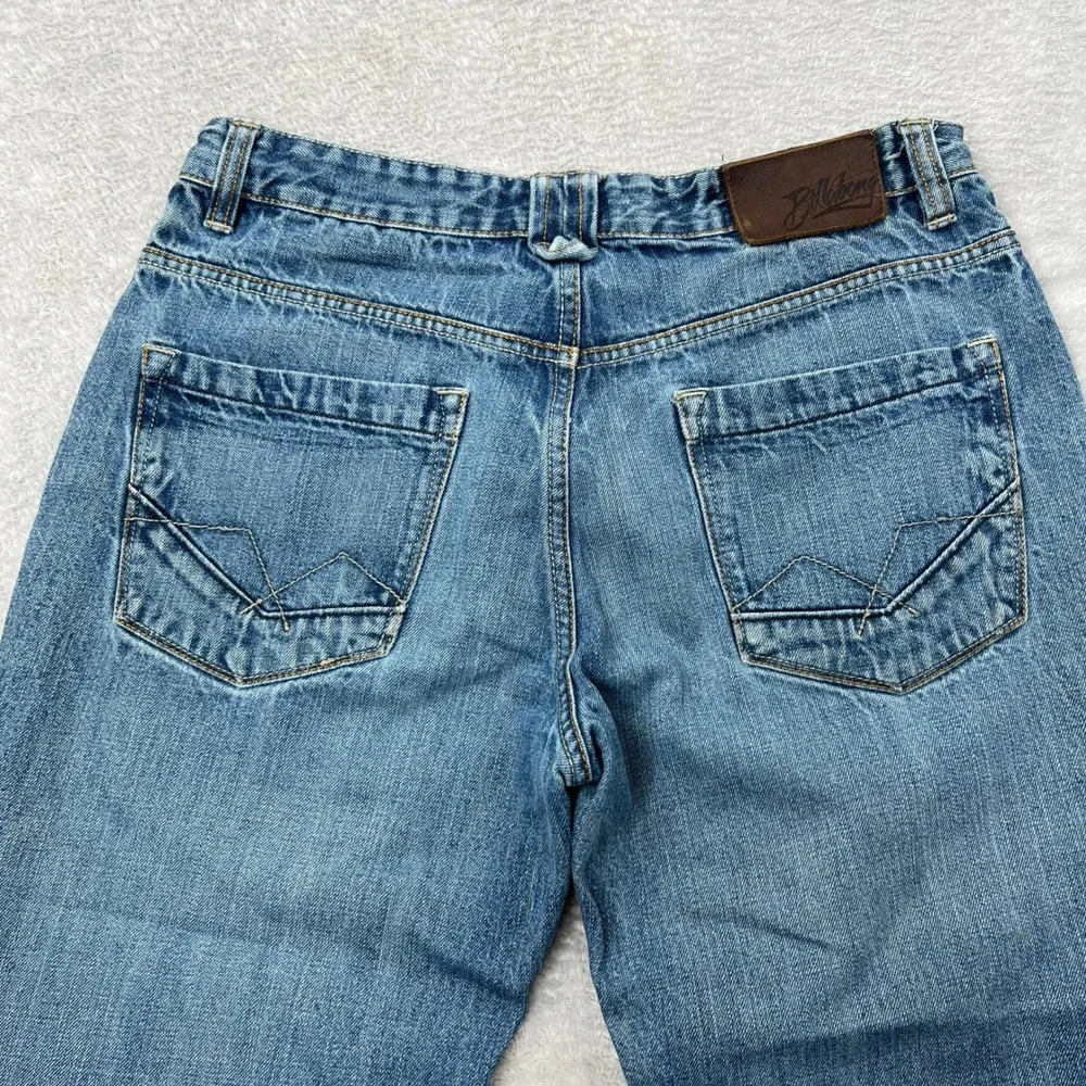 Billabong‎ The Point Straight Leg Jeans Mens 34 Medium Wash Blue Denim M307GPOR