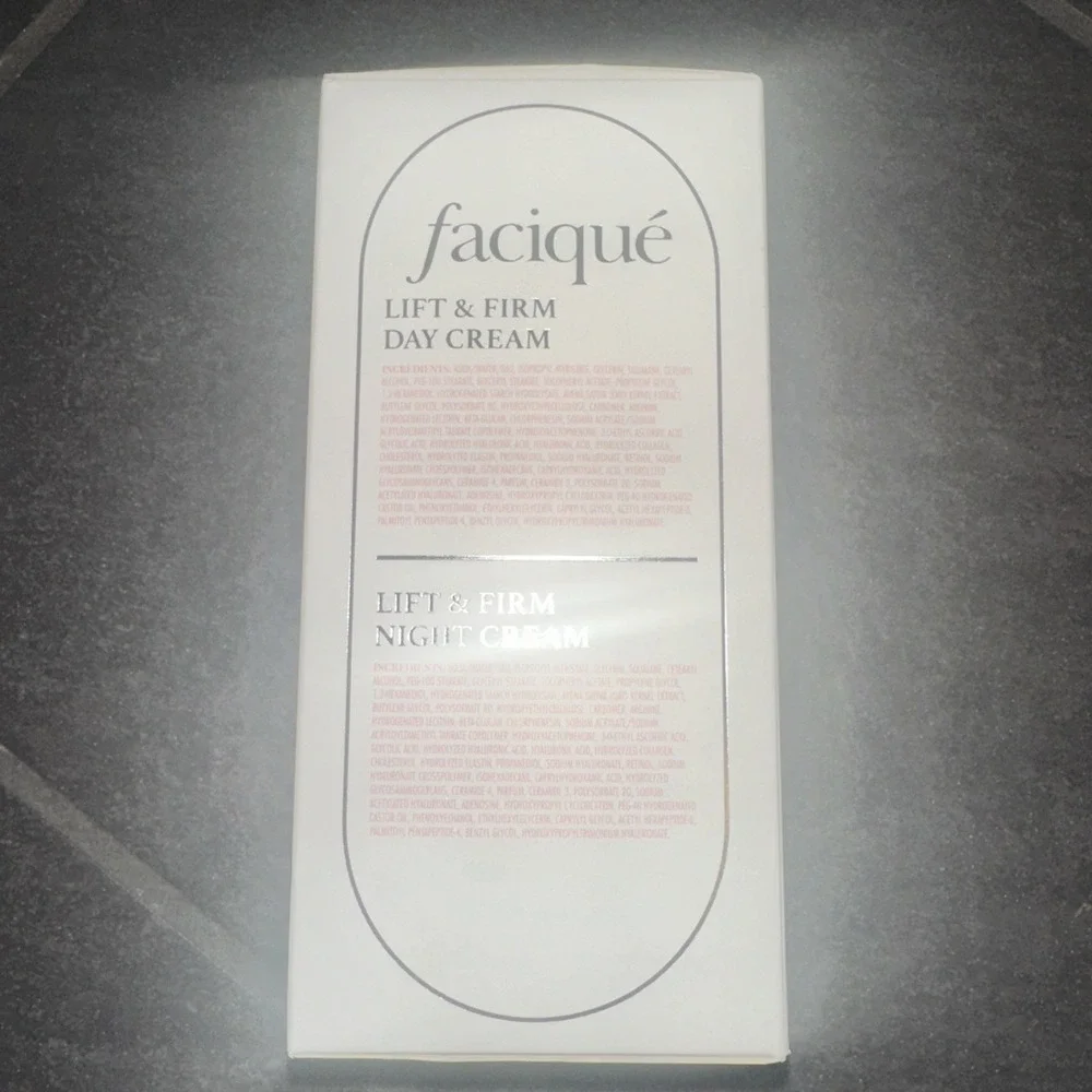 faciqué Lift & Firm Day & Night Cream Set Peptides Collagen Youthful Glow