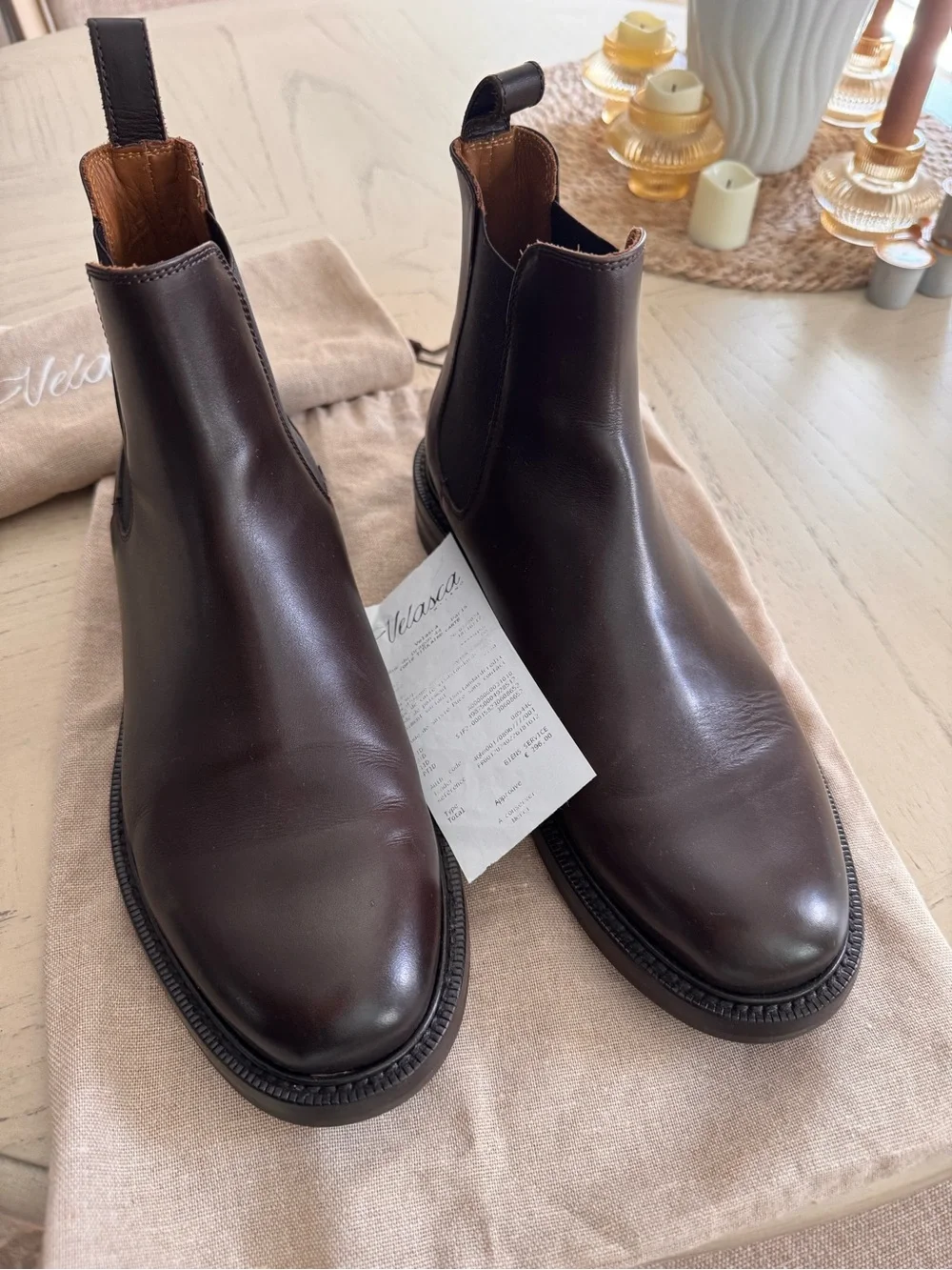 Men's Chelsea Boots — Black Leather
