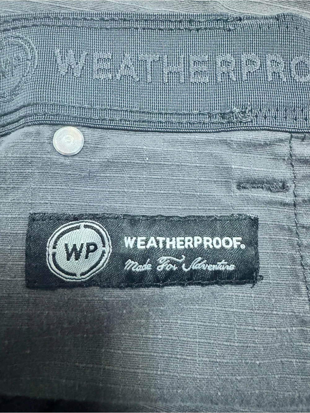 Weatherproof Men's Charcoal Utility Cargo Shorts