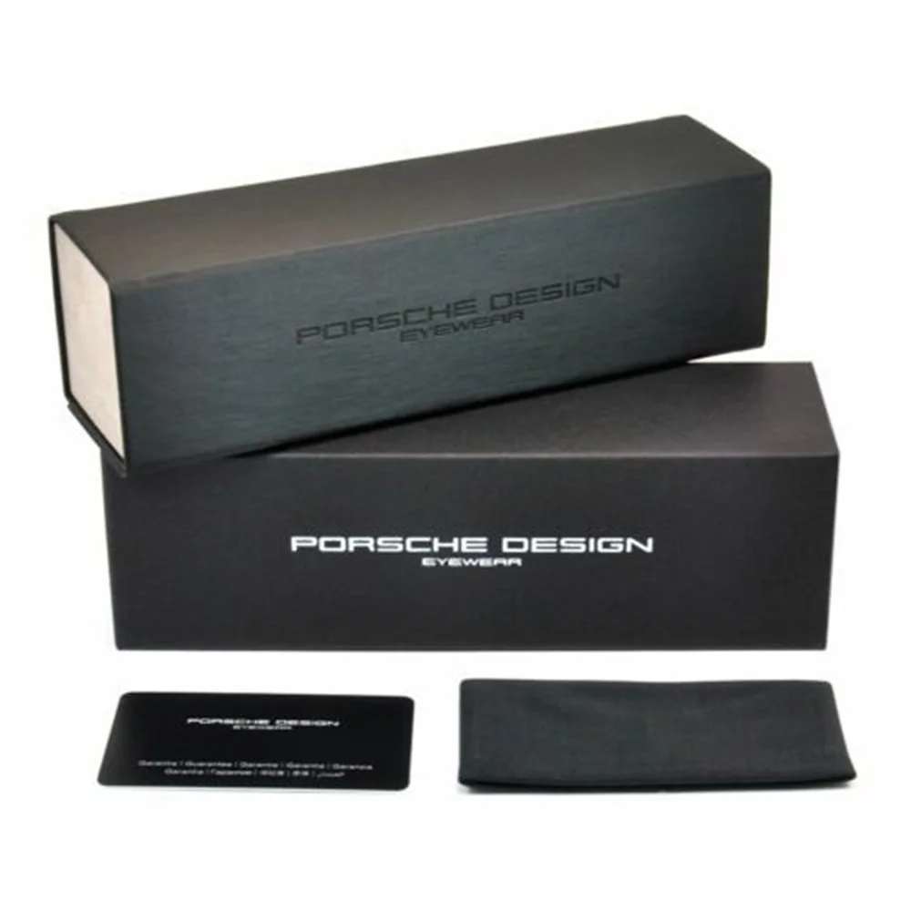 NWT PORSCHE DESIGN P8707 B Black Gold Eyeglasses