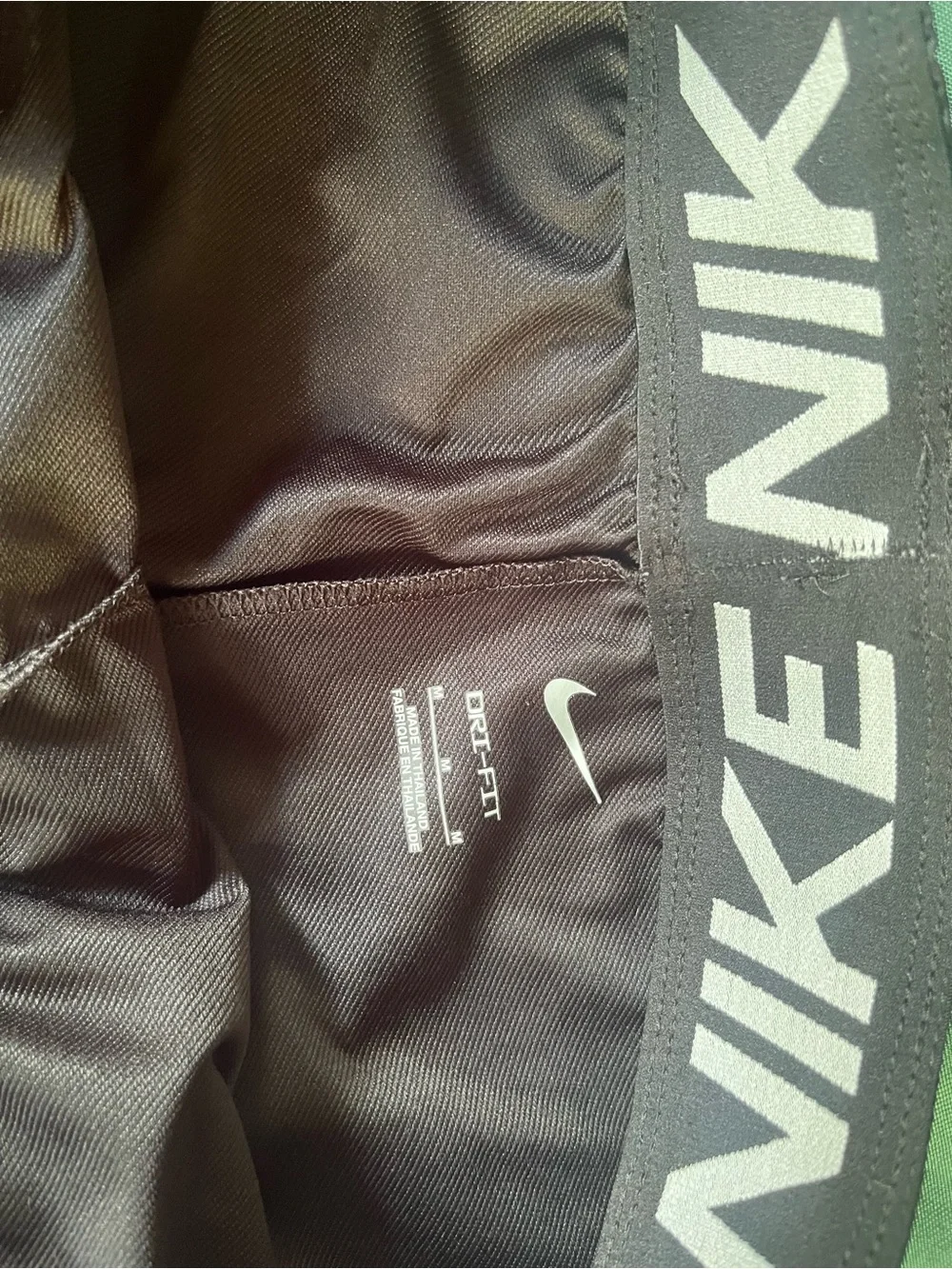 Nike white elastic lightweight