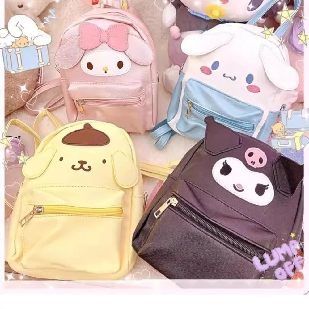 Cute Blue and White Kids Backpack CINNAMAROLL purse women's decor