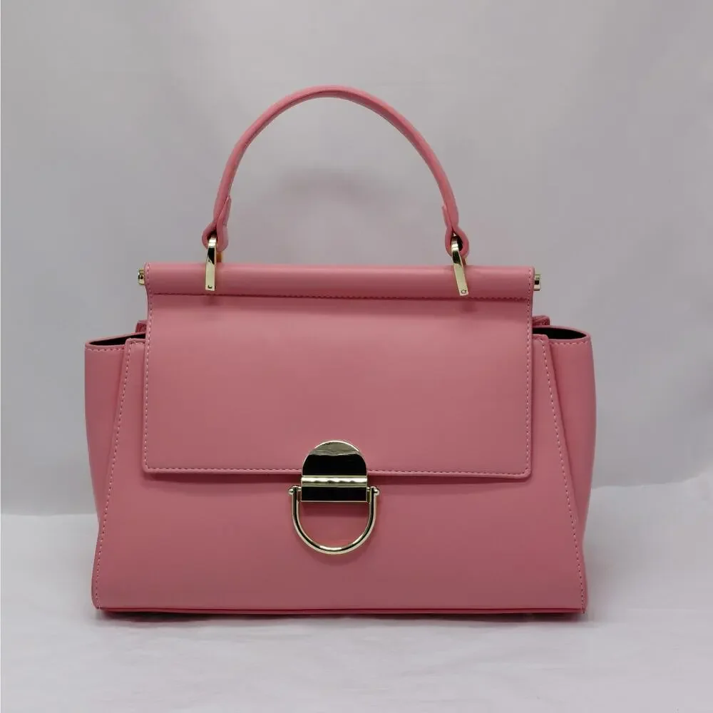 Womens Satchel Handbag Pink Quiet Luxury Coquette Office Chic Wedding Party