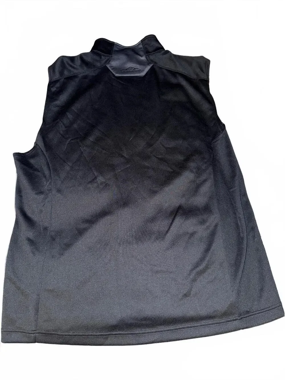 Sun Mountain Men's XL Thermal Wear Black Sleeveless Zip-Up Vest