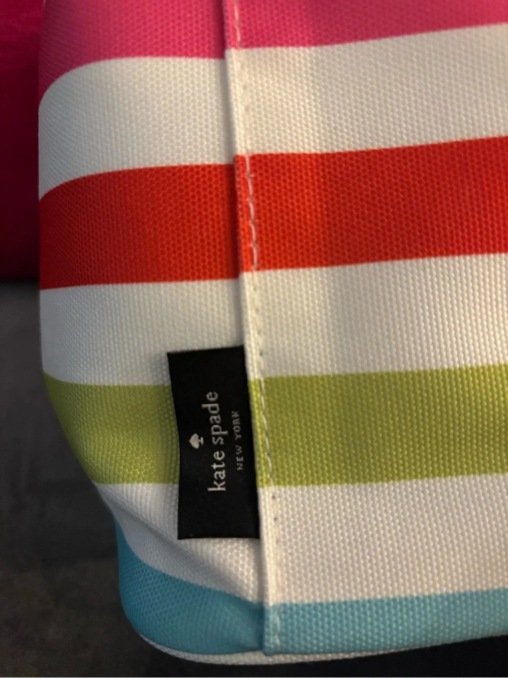 kate spade Multicolor Striped Cosmetic Pouch